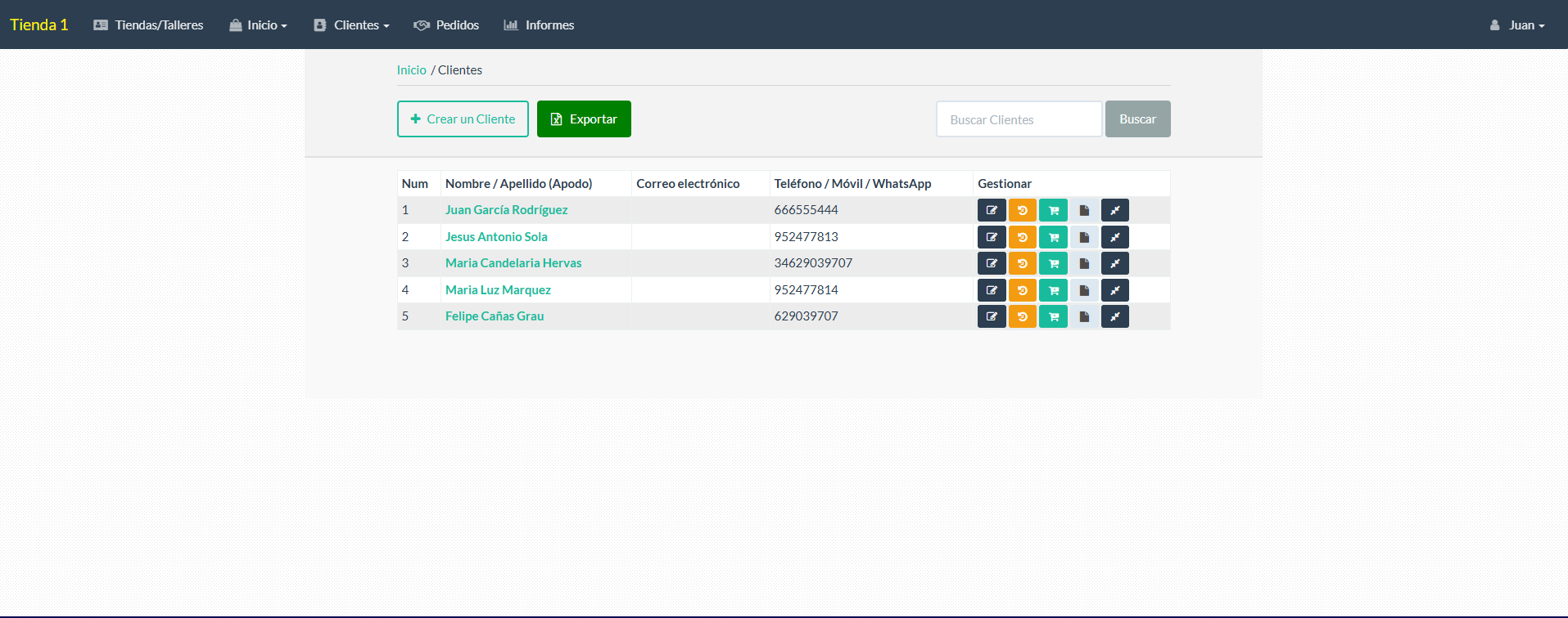 Comunicación automática con clientes - GTG Arreglos